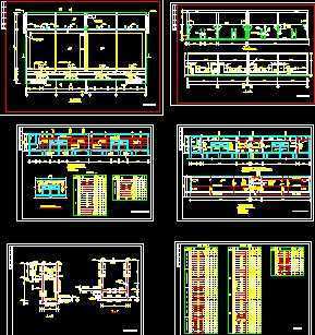 某市污水处理厂V型滤池施工图免费下载 - 环保图纸 - 土木工程网