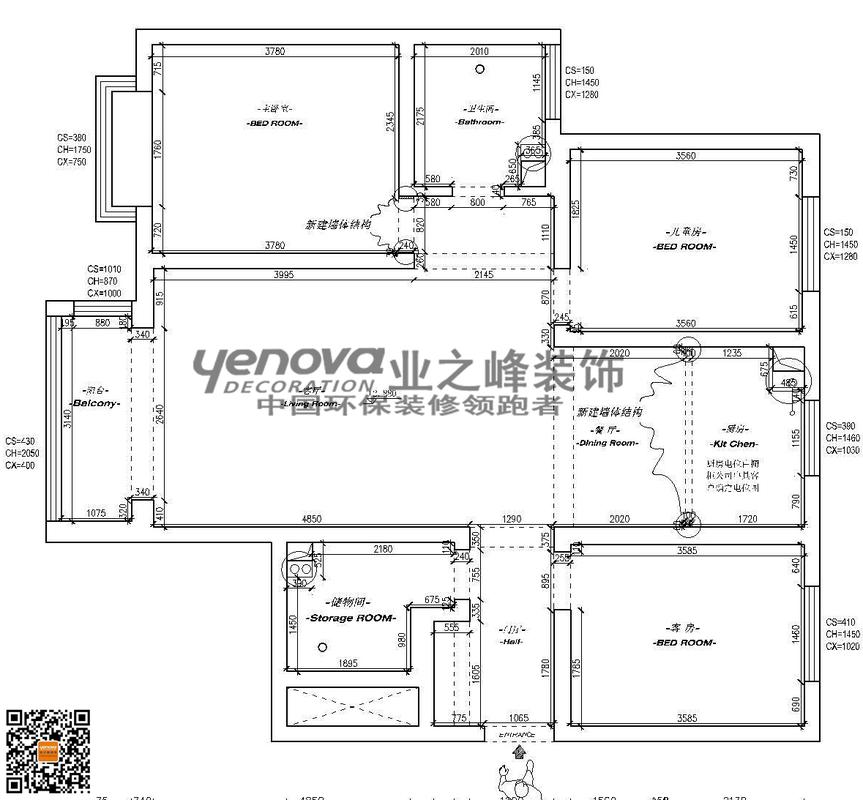 环保家装 户型图图片来自兰州业之峰装饰旗舰店在安澜祥园133户型设计